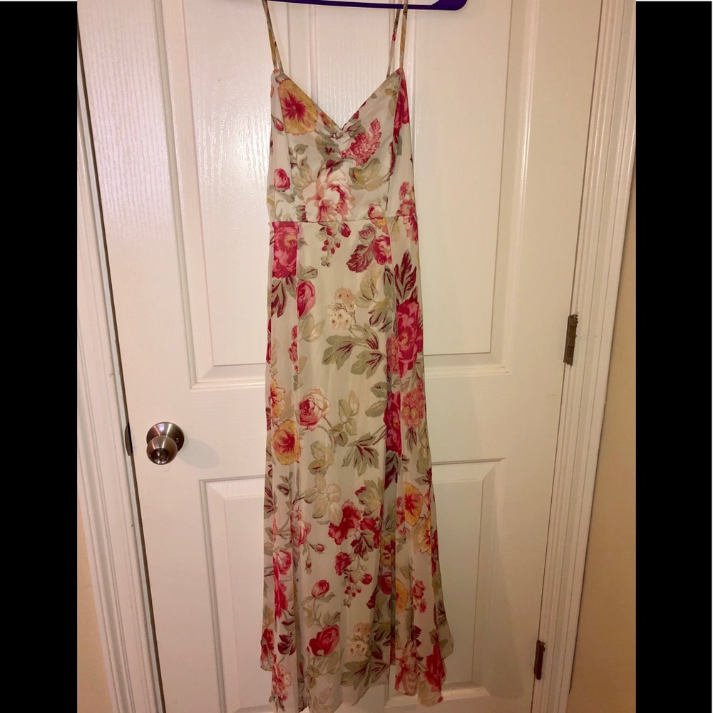 Long floral dress